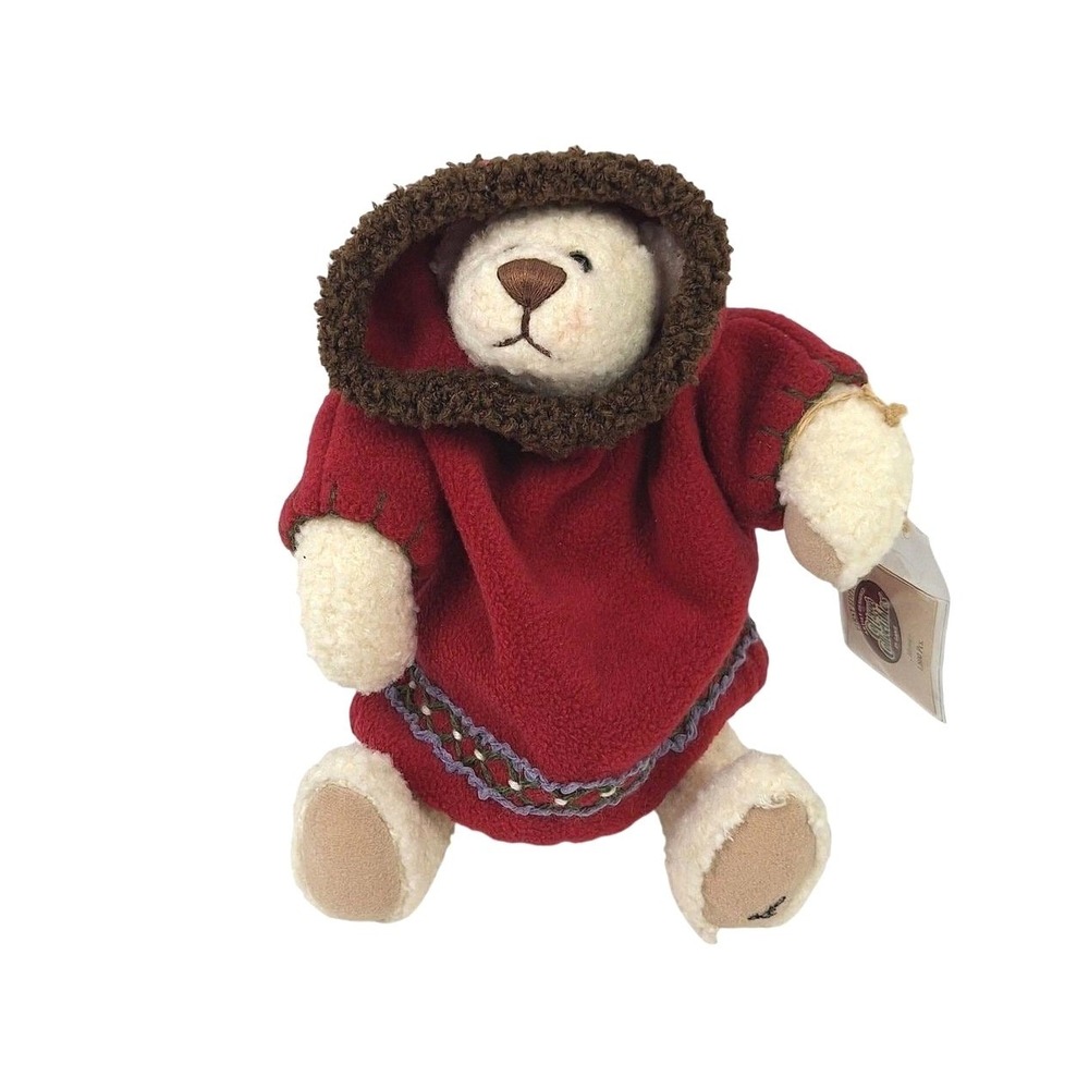 Ganz Cottage Collectibles Mama Bear Plush First Edition Red Hooded Parka 7 inch‎